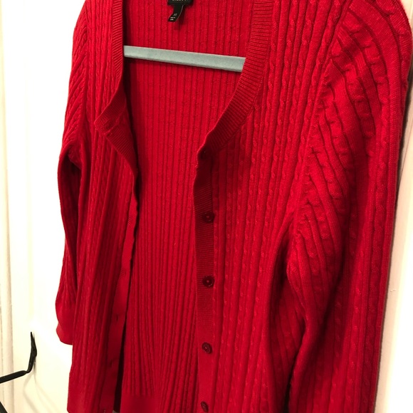 Talbots Red Sweater - Picture 2 of 4